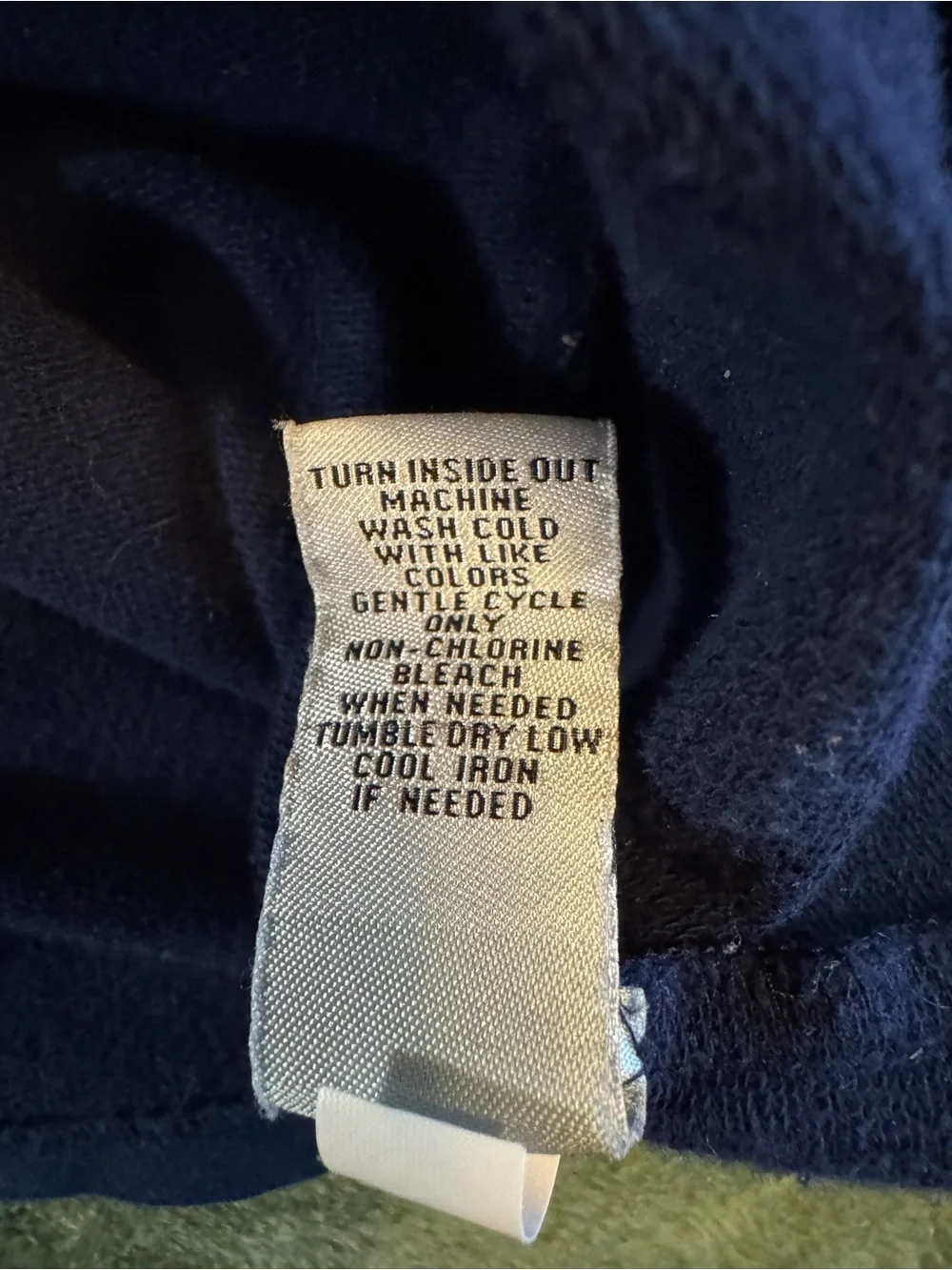 Catherines Navy Jacket with Lime-Green Trim - Picture 5 of 5